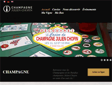 Tablet Screenshot of champagnejulienchopin.com
